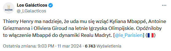 Te TRZY GWIAZDY Thierry Henry chce ZABRAĆ NA IGRZYSKA OLIMPIJSKIE!